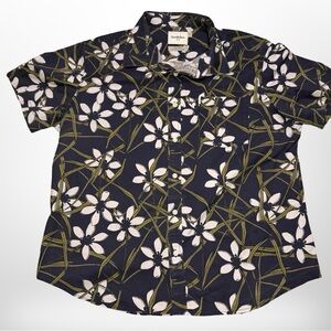 Goodfellow & Co Navy and White Floral Shirt
